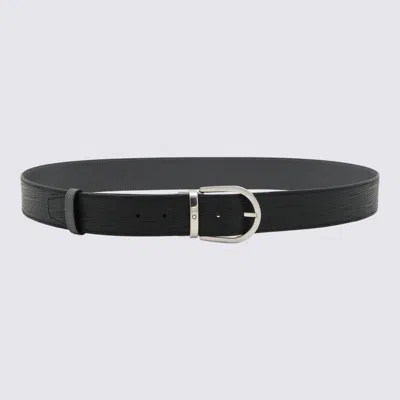 Montblanc Black Leather Belt