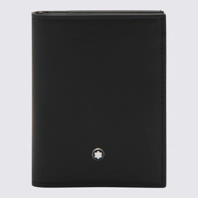 MONTBLANC BLACK LEATHER CARD HOLDER