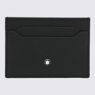 MONTBLANC BLACK LEATHER CARD HOLDER
