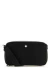 Montblanc Black Leather Crossbody Bag