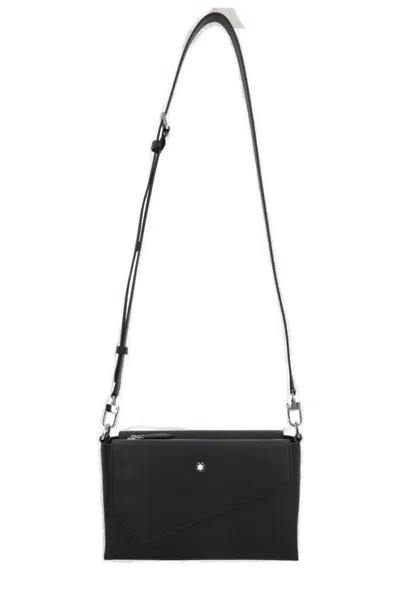 Montblanc Black Leather Crossbody Bag