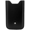 Montblanc Black Leather Meisterstuck Iphone 4s Case In Black