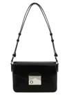 Montblanc Black Leather Meisterstuck Shoulder Bag In 000