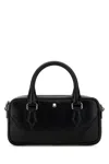 Montblanc Compact Bowling Handbag Detachable Strap In Black