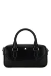 Montblanc Compact Bowling Handbag Detachable Strap In Black
