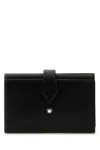 Montblanc Black Leather Wallet In Black