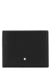 Montblanc Leather Wallet With Logo In Black