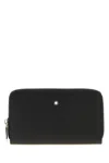 Montblanc Black Leather Wallet In Black