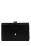 Montblanc Black Leather Wallet In Black