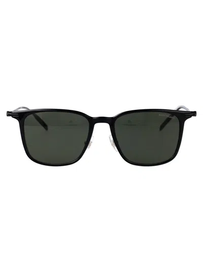 Montblanc Black Metal Sunglasses