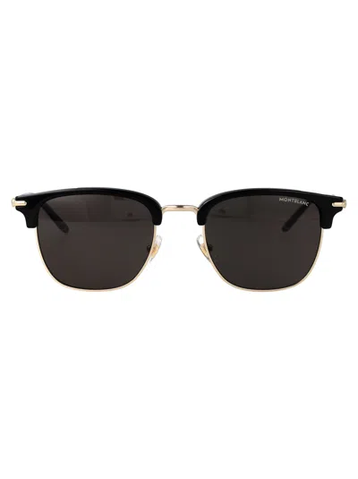 Montblanc Black Metal Sunglasses