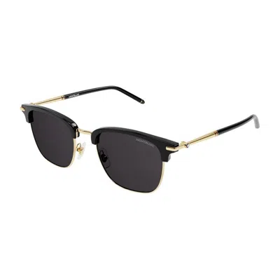Montblanc Black Metal Sunglasses