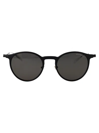 Montblanc Black Metal Sunglasses