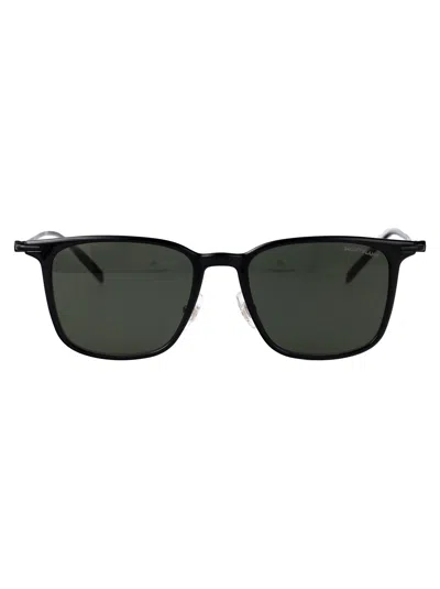 Montblanc Black Metal Sunglasses