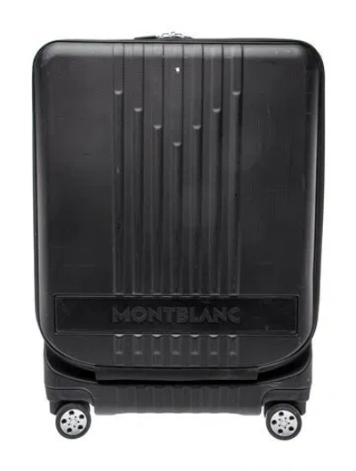 Pre-owned Montblanc Black Polycarbonate Suitcase