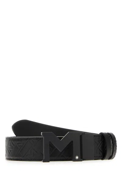MONTBLANC BLACK REVERSIBLE BELT