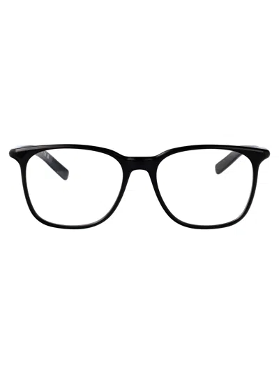 Montblanc Black-black-transparent Acetate Glasses