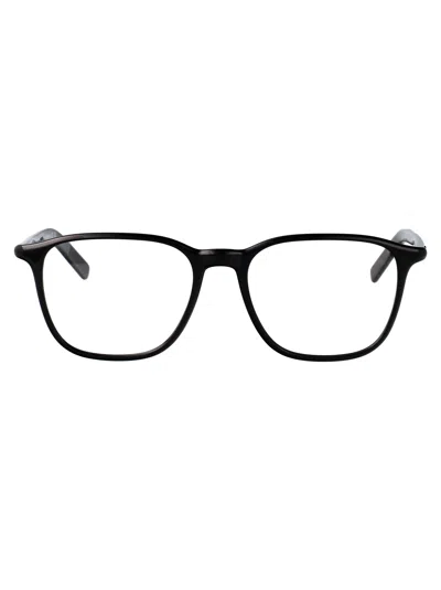 Montblanc Black-black-transparent Recycled Injected Acetate Glasses