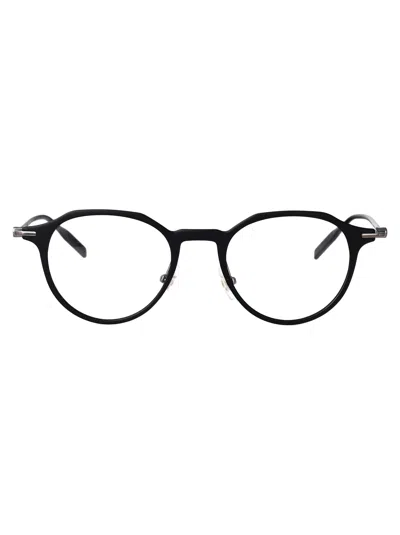 Montblanc Black-ruthenium-transparent Injected Glasses In Blue