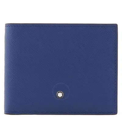 Montblanc Blue Leather Sartorial 6cc Wallet