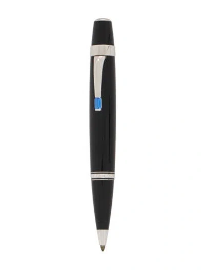 Pre-owned Montblanc Bohème Bleu Ballpoint Pen In Black