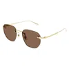 Montblanc Square-frame Sunglasses In Gray