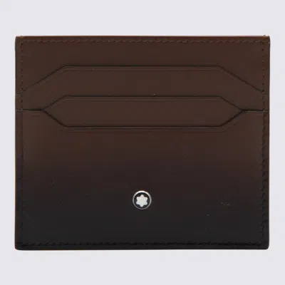 MONTBLANC BROWN LEATHER CARD HOLDER