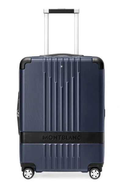 Montblanc Cabin Trolley Carry-on Suitcase In Blue