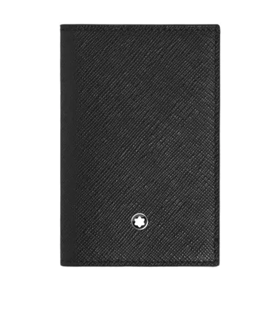 Montblanc Card Holder 2cc In Sartorial Leather In Black