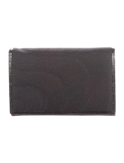 Pre-owned Montblanc Card Holder In Black