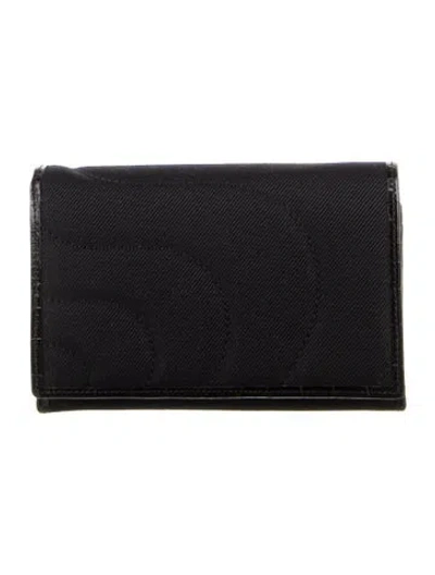 Pre-owned Montblanc Card Holder In Black