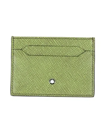 Montblanc Cardholder Military Green Size - Leather