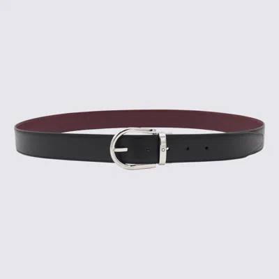 Montblanc Black Leather Belt