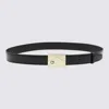 Montblanc Logo-buckle Belt In Black
