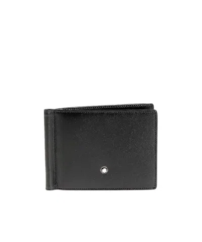 Montblanc Clip Wallet In Black