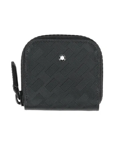 Montblanc Coin Purse Black Size - Leather