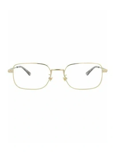 Pre-owned Montblanc Colorblock Pattern Eyeglasses W/ Tags In Gold