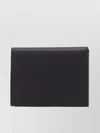 Montblanc Compact Foldable Textured Wallets In Black