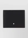 Montblanc Compact Textured Leather Wallet In Black