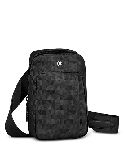 Montblanc Companion Small Extreme Leather On Body Bag In Black