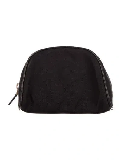 Pre-owned Montblanc Cosmetic Bag In Black