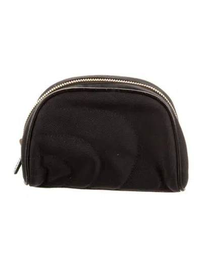 Pre-owned Montblanc Cosmetic Bag In Black