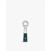 Montblanc Cyprus Blue Sartorial Loop Leather Key Fob In Cyprus Blue