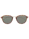 Montblanc D-frame Sunglasses In Brown