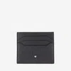 Montblanc Dark Grey  6 Compartment Card Holder In Dark Grey
