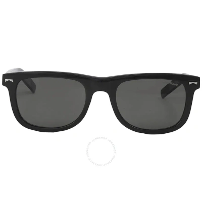 Montblanc Dark Grey Square Men's Sunglasses Mb0260s 006 53 In Dark / Grey