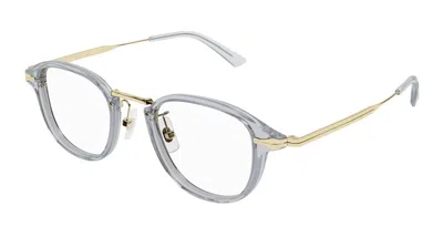 Montblanc Demo Oval Men's Eyeglasses Mb0336o 003 48 In Gray