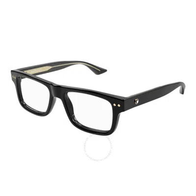 Montblanc Demo Rectangular Men's Eyeglasses Mb0289o 005 55 In Black