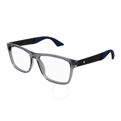 Montblanc Demo Rectangular Men's Eyeglasses Mb0300o 004 56 In Neutral