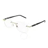 Montblanc Demo Rectangular Men's Eyeglasses Mb0346o 001 53